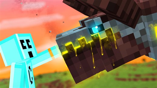 Evolving dragons in Minecraft survival mode