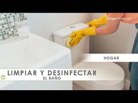 Cómo LIMPIAR y DESINFECTAR el BAÑO 🚽🚿 Rápido y en profundidad 🧽Hogarmania
