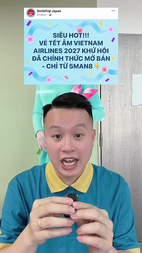 Vé máy bay Tết 2027 Vietnam Airlines