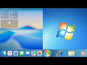 macOS Tahoe 26 vs Windows 7 UIs!