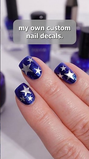 Making my own CUSTOM nail art decals 💅 #ad #cricutjoyxtra