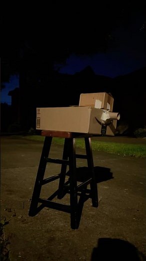 Building a sentry from TF2 out of cardboard #tf2 #music #diy
