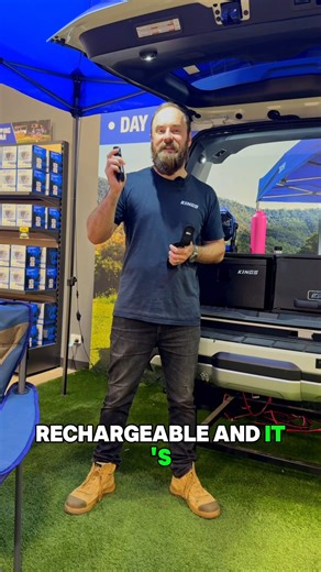 This light does it all! 💡 With both spot and flood settings, white and amber light options, a magnetic base, rechargeable and even comes with a handy pouch cable to charge! It's the Kings Plus lithium rechargeable torch 🔦 #CampLight #PortableLighting #RechargeableLight #ConvenientLighting #4WDSupacentre #AdventureKings #CampingEssentials #OffGridLiving #CampingGear #4x4Life #AdventureReady #Outdoors #MustHaveGear #CampingMadeEasy #AdventureAwaits | 4WDSupacentre.com.au