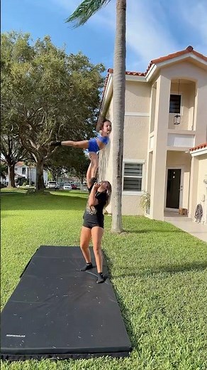5-Year-Old Cheer Stunter Slays Top Gun TGLC Routine with sister! 🔥#cheergoals