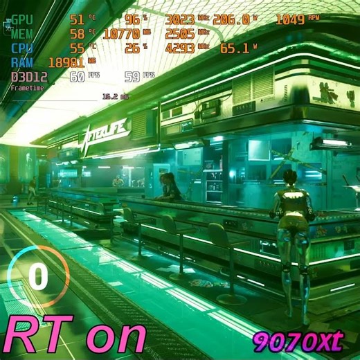 Path Tracing VS Ray Tracing VS Raster - Afterlife Bar - Cyberpunk 2077