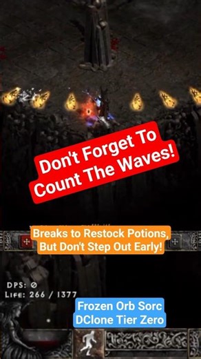 DON'T STEP OUT! 💀 The Secret to Surviving DClone's Nova - PD2 S12 #projectdiablo2 #shorts