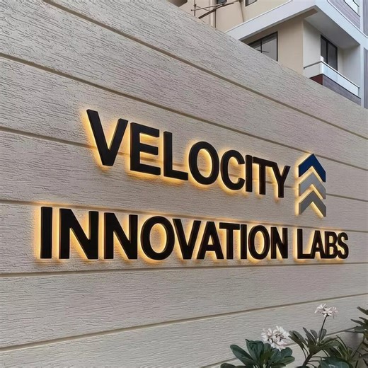 Metal Backlit Sign, Outdoor Custom LED Sign, 3D Letters Sign, Illuminated Company Logo, 3D Channel Letters, Backlit Custom Sign, Metal Logo - Etsy