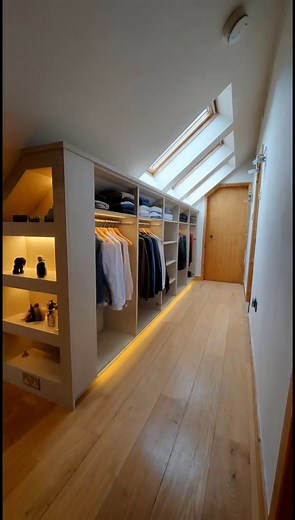 Transform Your Loft with a Stylish Sloped Ceiling Wardrobe