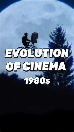 1980s | Evolution of Cinema Pt.6 | #movie #edit #shorts