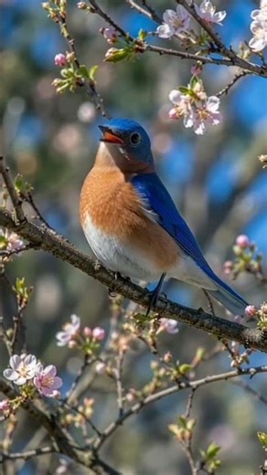 Bluebird sound so sweet #birdlovers #naturelovers #edit