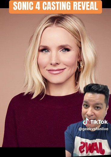 Kristen Bell has been officially cast as the voice of Amy Rose in the upcoming Sonic 4 movie! #sonic #sonicthehedgehog #amyrose #sonic4 #sonicmovie