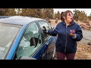 Mom is SHOCKED at How Easy it is to Break a Car Window
