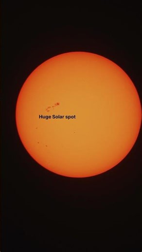 Huge solar spot with my Nikon Coolpix p1000 zoom test