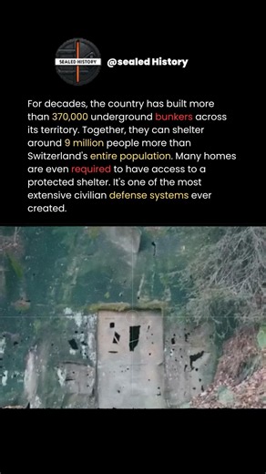 Hidden war bunkers built to survive nuclear attacks #history #shorts