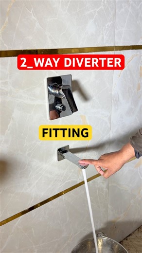 2 way diverter fitting | #shorts #kohlar #bathfittings #jaquar #plumberwalaladka #plumbingtips