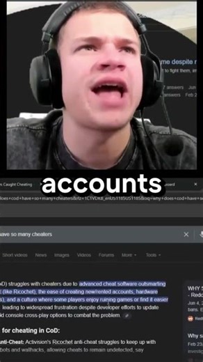 Why does call of duty have so many cheaters? #shorts #jynxzi #callofduty