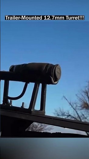 Ukrainian 12.7mm Machine Gun Turret with Night Vision!