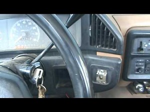 88 Ford Plow Truck Cold Start