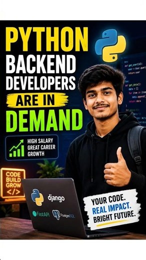 🚀 Become a Python Backend Developer #shorts #telugu #python #ai #developer #skills #students #itjobs