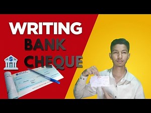 How to Write Bank Cheque | Right Way to Writing Bank Cheque