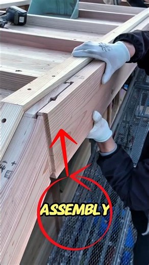 Traditional Timber Frame Assembly Without Heavy Tools | Skilled Carpentry Teamwork.