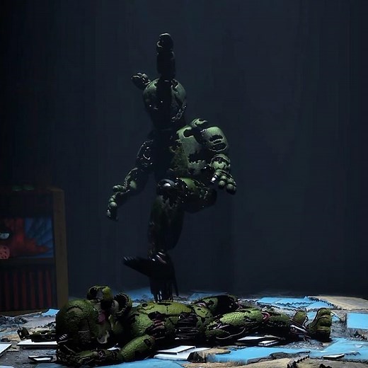 SPRING TRAP VS SCRAP TRAP EDIT #edit#shorts#shortsfeed#youtubeshorts#fnaf#springtrap#scraptrap#viral