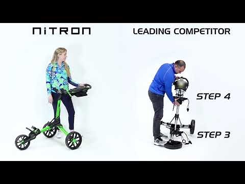 Bag Boy Nitron Push Cart Comparison Video