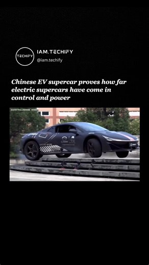 Techify on Instagram: "A Chinese electric supercar just pushed drifting to a new level with HyperSSR showing incredible angle, precision, and control. The instant torque and stability of the EV platform let the driver hold impossible sideways lines while staying perfectly in command. This run is a clear sign of how quickly electric performance cars are evolving and why EV drifting is becoming a category of its own. Credits: UPDRIFT/YT #technology #china #supercar #tech #futuretech #techtrends #u