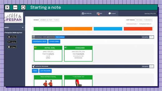 Self-Service Onboarding 12a. (PTA) Patient Intake