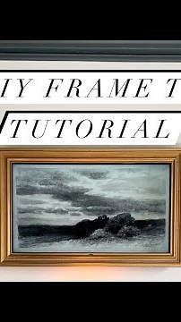 DIY Frame TV Tutorial for under $50