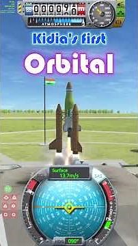 KSP1: "Speedrun" Kidia first Orbital flight.