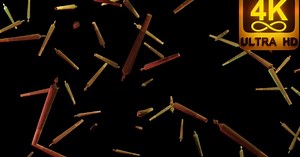 Colorful Weed Joints falling down 3d animation 4k vj loop party visuals marijuana ganja trippy high