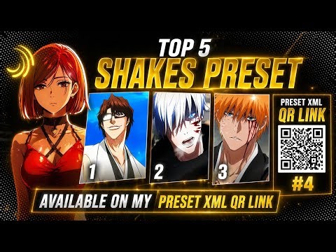 TOP 5 TRENDING SHAKE PRESET [ XML + QR LINK + ALIGHT LINK 🔗 ] PRESET IN 100 LIKES💯📲