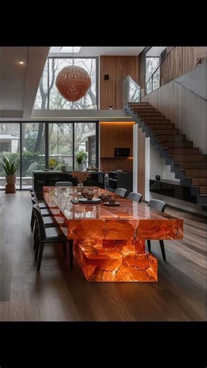 ✨ The Secret to a Luxurious Space? This Stunning Acrylic Table ✨