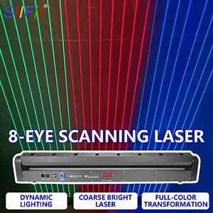 [Hot Item] Disco Party 8 Eyes Full Color/Color RGB 180W Moving Head Laser Stage Light Projector