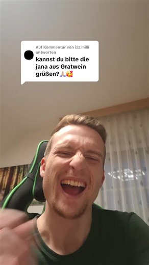 Antwort auf eine Nachricht - Grüße!