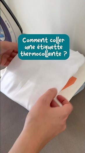 Coller une étiquette thermocollante comme un.e pro ! 👌