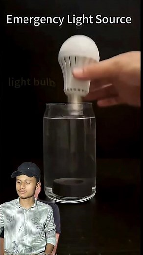 Unbelievable! Salt Water + Magnet = Bulb Glowing ⚡💡 | Science Experiment #shorts