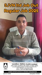 906K views · 12K reactions | SJVN Regular Job 2025 Out  Total 87 post job ll Assistant Accounts, Clerk, Driver Electrician, Pulmbar, storekeeper के पदो पर भर्ती  सिर्फ HP के पद ? Apply Online:-22/09/2025 to 13/10/2025 #sjvn #jobs #hprca #HPPSC #ssc #selfimprovement #viralchallenge | Competitive Exam Update & Blogs | Facebook