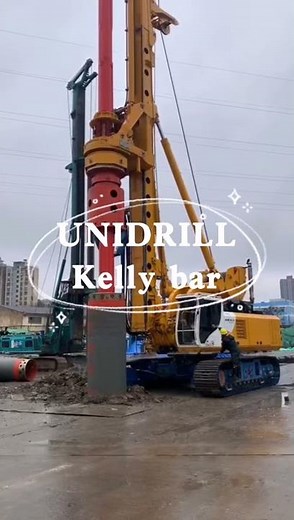 UNIDRILL interlocking kelly bar and friction Kelly bar