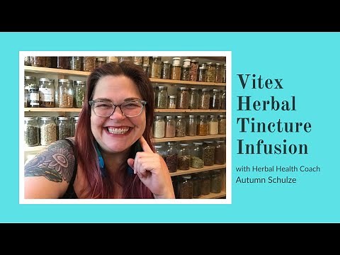 DIY Hormone Supporting Vitex Berry Tincture Demo - How to infuse an herbal tincture.