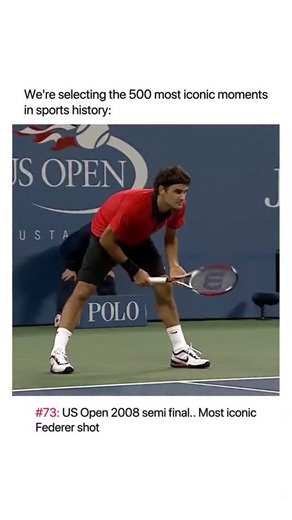 athlcore on Instagram: "2009 US Open semifinal. Everything is tight, heavy, brutal. Then Federer does something that shouldn’t exist under that kind of pressure. Roddick comes in, Federer is stretched, off balance, and with no space to work with. Any normal option is gone. And yet — between the legs, on the run, full trust, no hesitation. The tweener isn’t a trick here, it’s the smartest shot available. The ball floats, lands deep, and leaves Roddick frozen. Arthur Ashe loses its mind. That mome