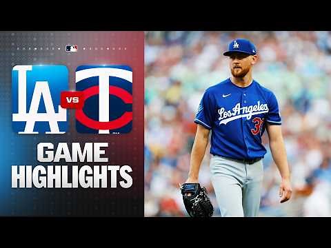 Dodgers vs. Twins Game Highlights (6/22/26) | MLB Highlights