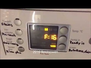 Bosch Maxx6 Door open error code