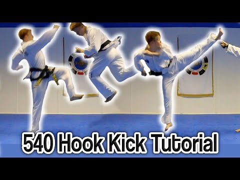 Taekwondo 540 Hook Kick Tutorial (Cheat 720) | GNT How to