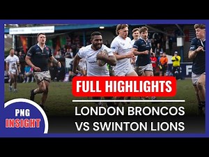LONDON BRONCOS VS SWINTON LIONS
