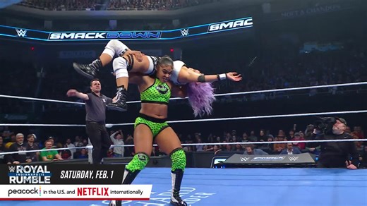 Rhea Ripley, Bianca Belair & Naomi vs. Liv Morgan, Nia Jax & Candice LeRae: SmackDown, Jan. 24, 2025