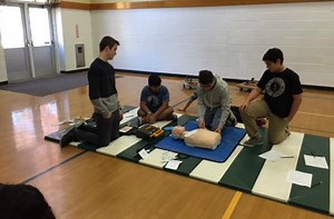 Pierson High School Health Students Teach CPR