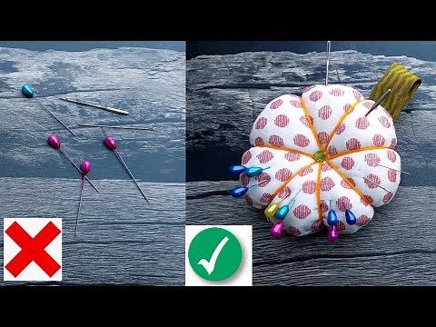 Pin cushions tutorial | How to make a pincushion | Sewing Tips and tricks