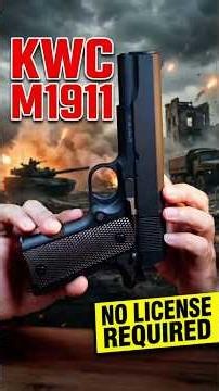 Real Look Metal Body CO2 Blowback Pistol No License Needed - KWC M1911 CO2 Air Gun